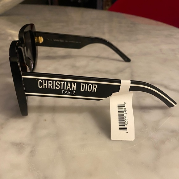 SOLD NWT Authentic Dior Wildior S3U Geometric Sunglasses Dark Havana/Gray Solid - Picture 8 of 14